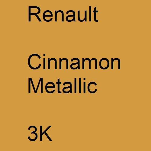 Renault, Cinnamon Metallic, 3K.